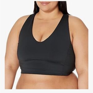 Women's Black Sports Bra 3X